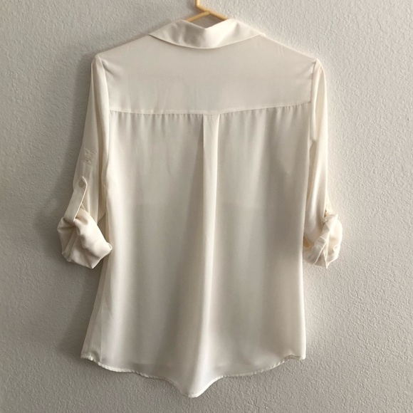 Express white button up - Picture 2 of 2